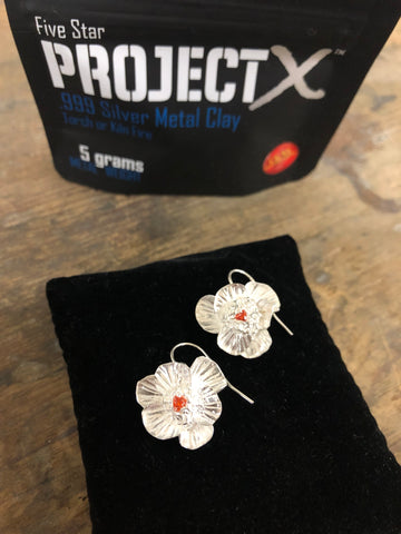 SCULPTURED FLOWERS EARRINGS - AUGUST 25TH - 9AM - 1 PM