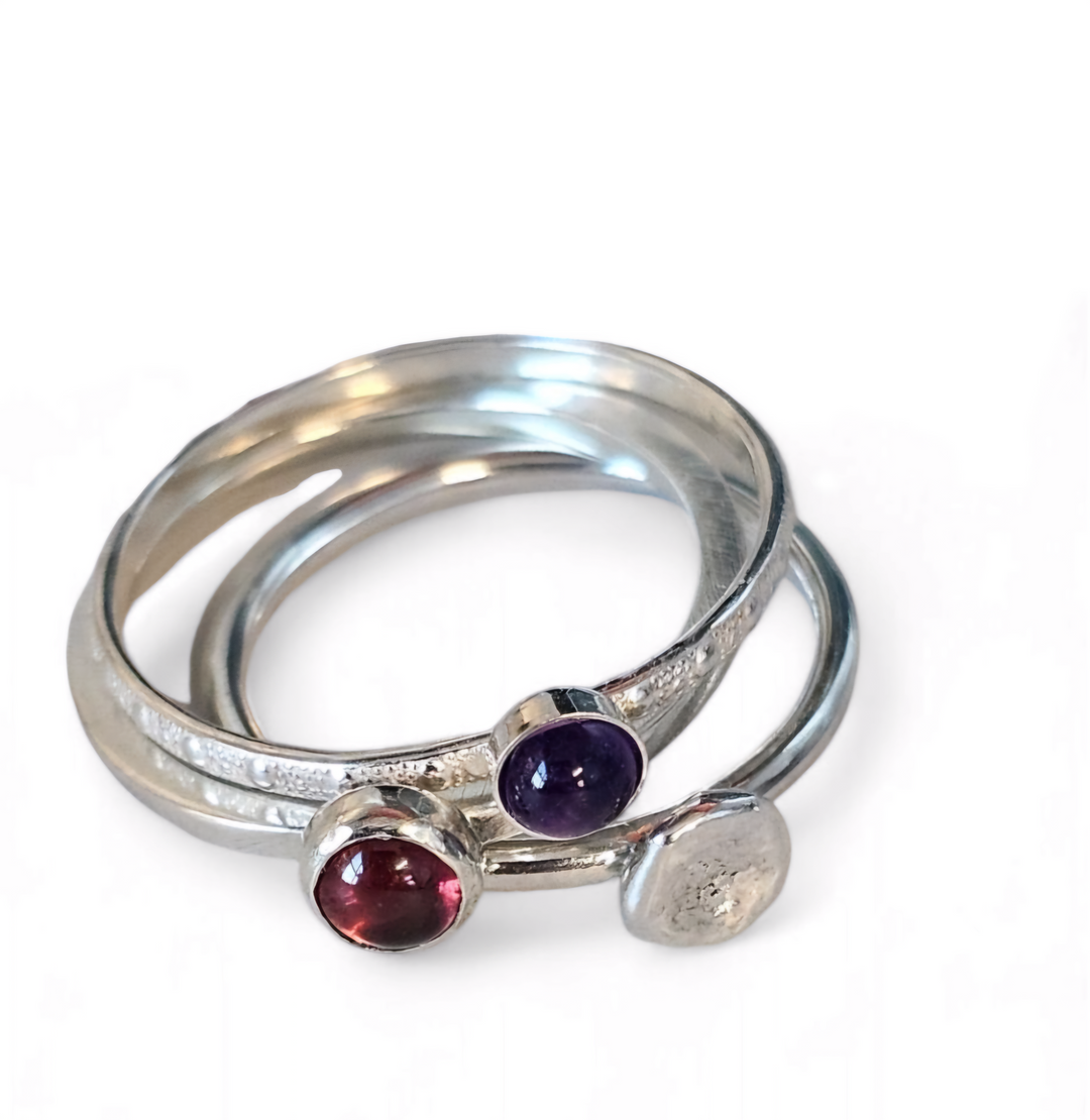 BEZEL STACKING RING - BEGINNER JEWELRY MAKING